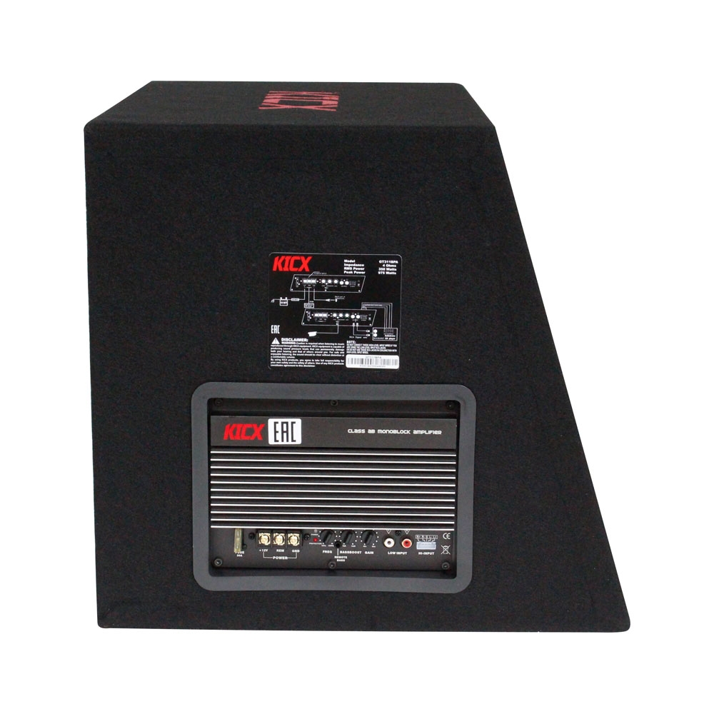 Cабвуферы корпусные активные KICX GT311BPA 