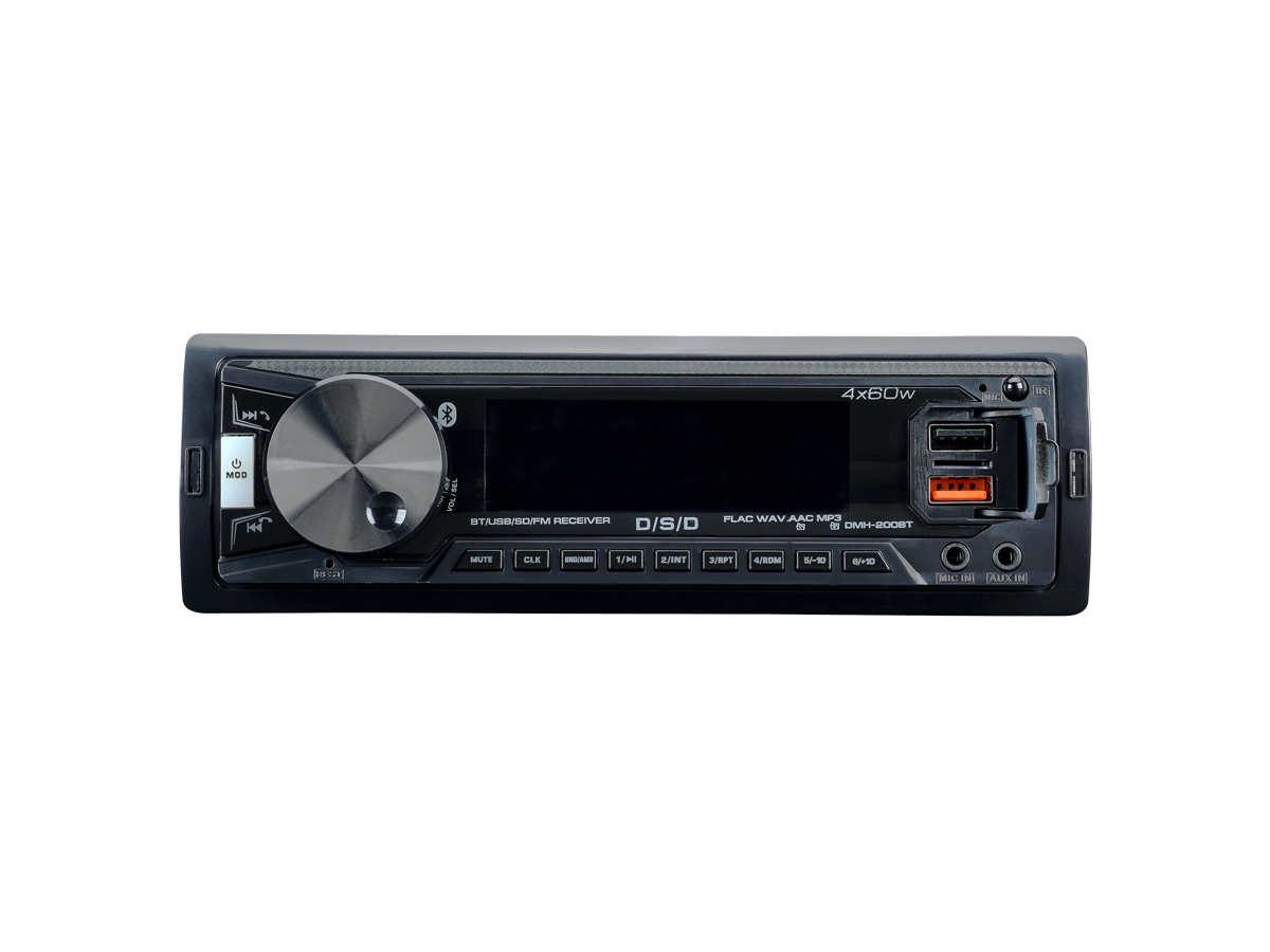 1-DIN USB/SD-ресиверы (без CD) D/S/D DMH-200BT 