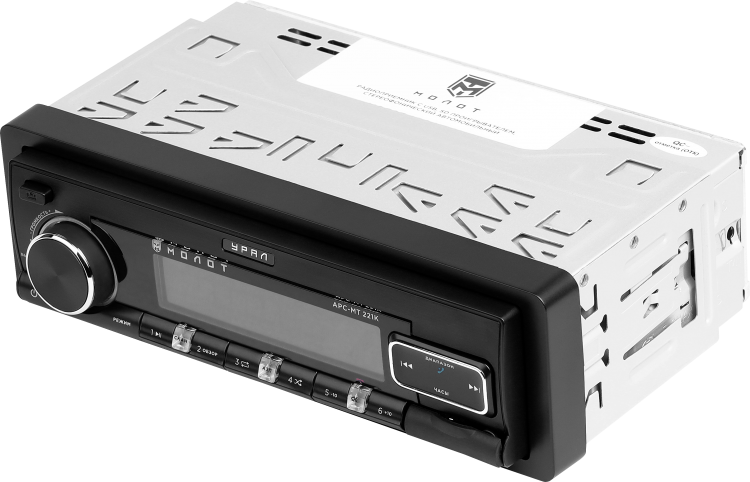 1-DIN USB/SD-ресиверы (без CD) Ural Урал МОЛОТ АРС-МТ 221К 