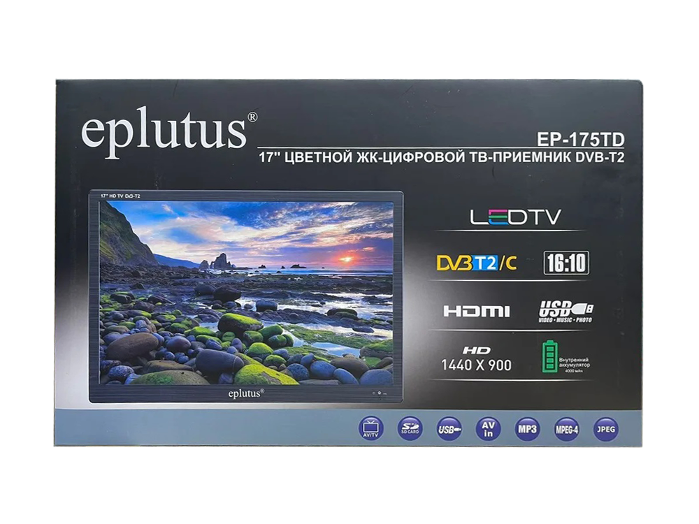 Универсальные телевизоры Eplutus EP-175TD Black 