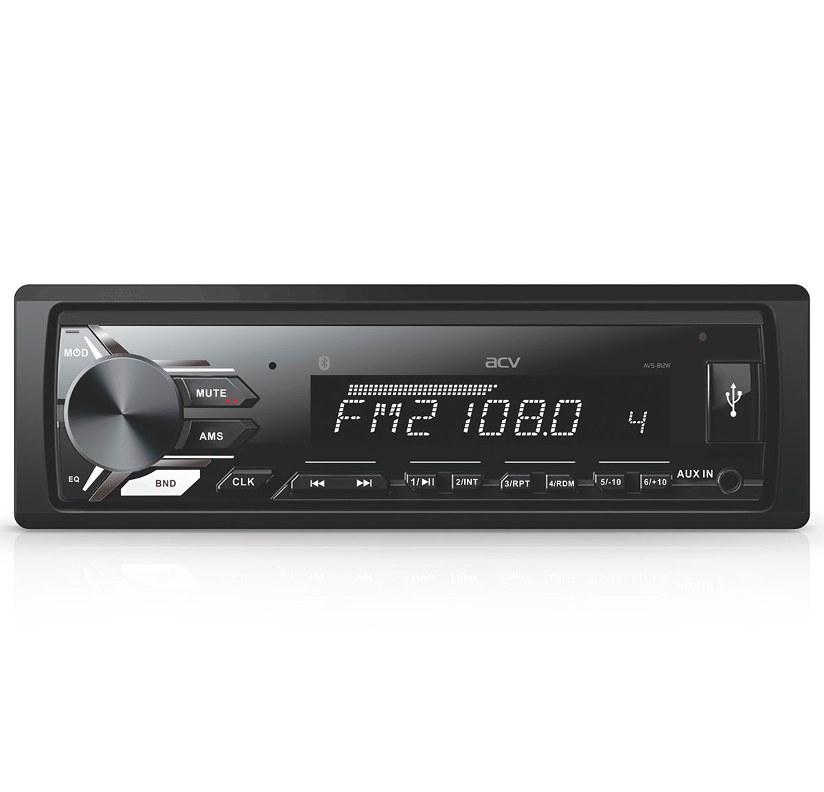 1-DIN USB/SD-ресиверы (без CD) ACV AVS-812BW 