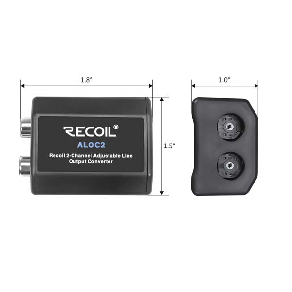 Интерфейсы для подключения усилителей Recoil ALOC2 
