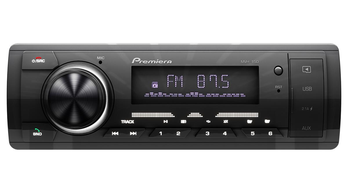1-DIN USB/SD-ресиверы (без CD) Premiera MVH-150 