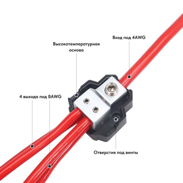 Дистрибьюторы, колбы, держатели предохранителя Recoil SDB14 