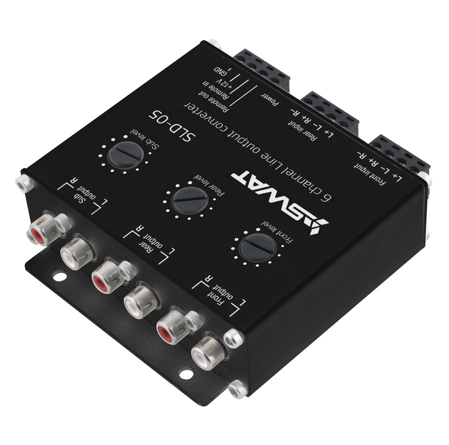 Интерфейсы для подключения усилителей Swat SLD-05 
