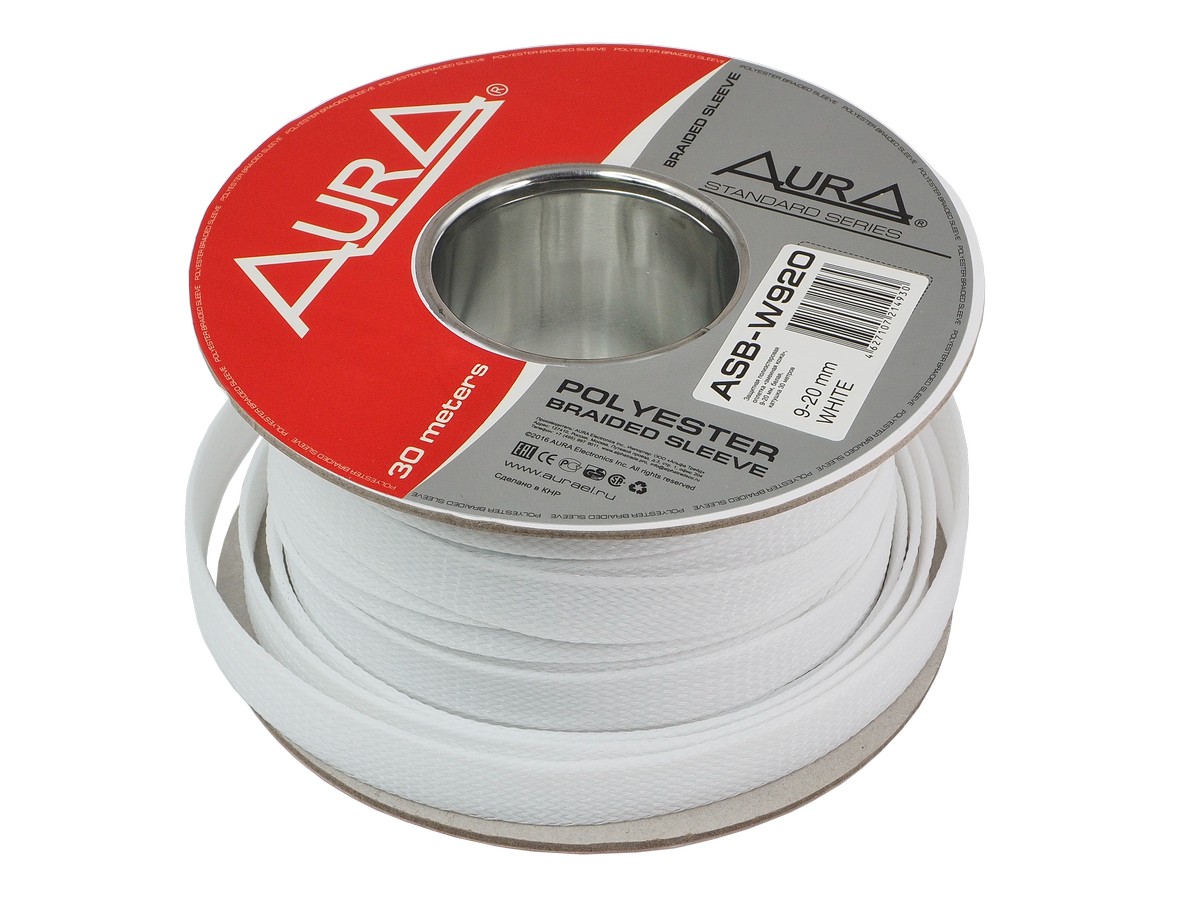 Полиэстеровый рукав (змеиная кожа) AurA ASB-920 WHITE 
