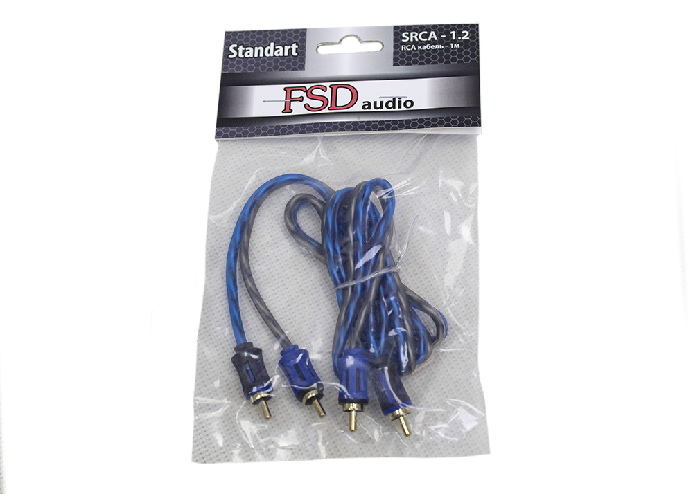 Кабели межблочные (RCA), AUX, HDMI, RCA разъёмы FSD audio SRCA - 1.2 