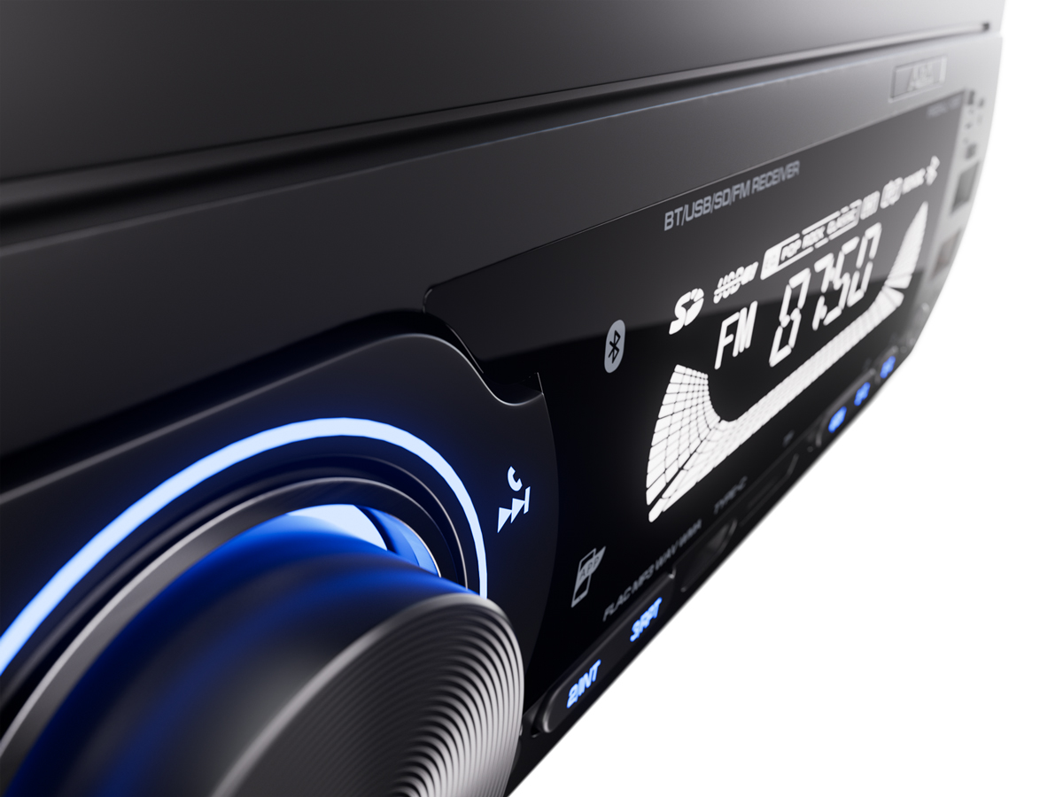 1-DIN USB/SD-ресиверы (без CD) AurA FIREBALL-106BT 