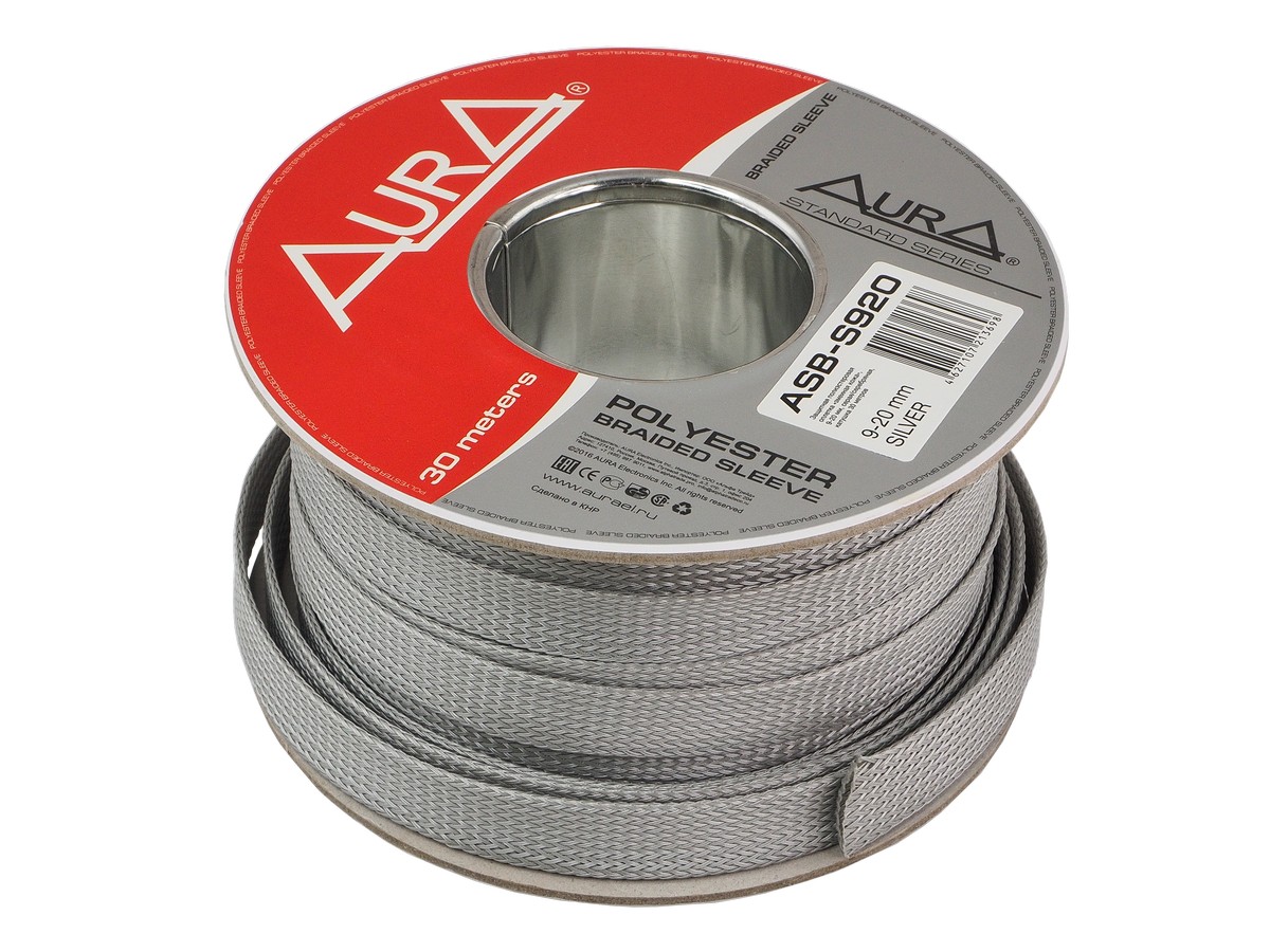 Полиэстеровый рукав (змеиная кожа) AurA ASB-920 SILVER 