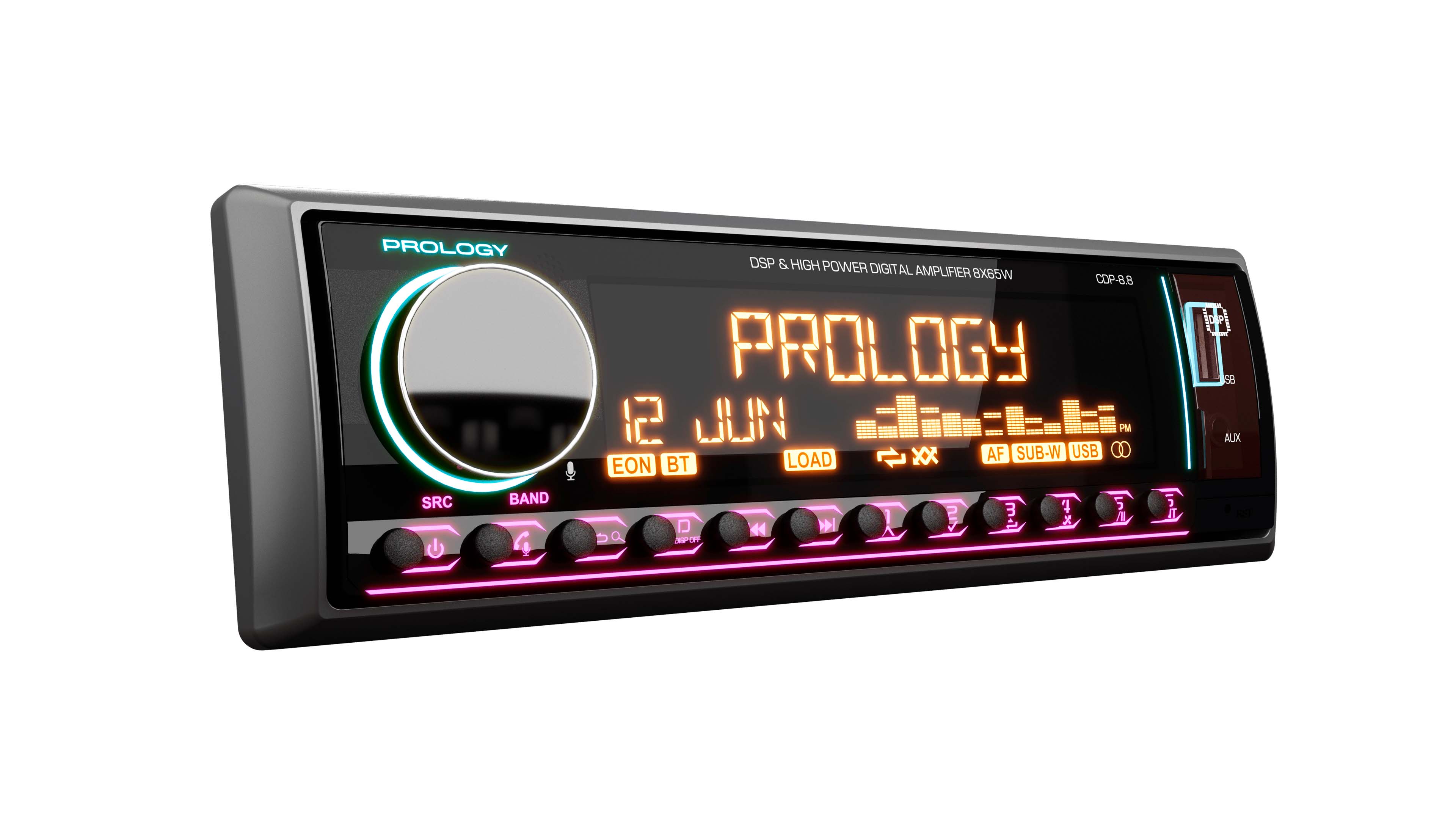 1-DIN USB/SD-ресиверы (без CD) Prology CDP-8.8 KRAKEN 