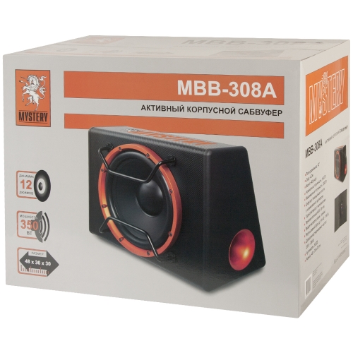 Cабвуферы корпусные активные Mystery MBB-308A 