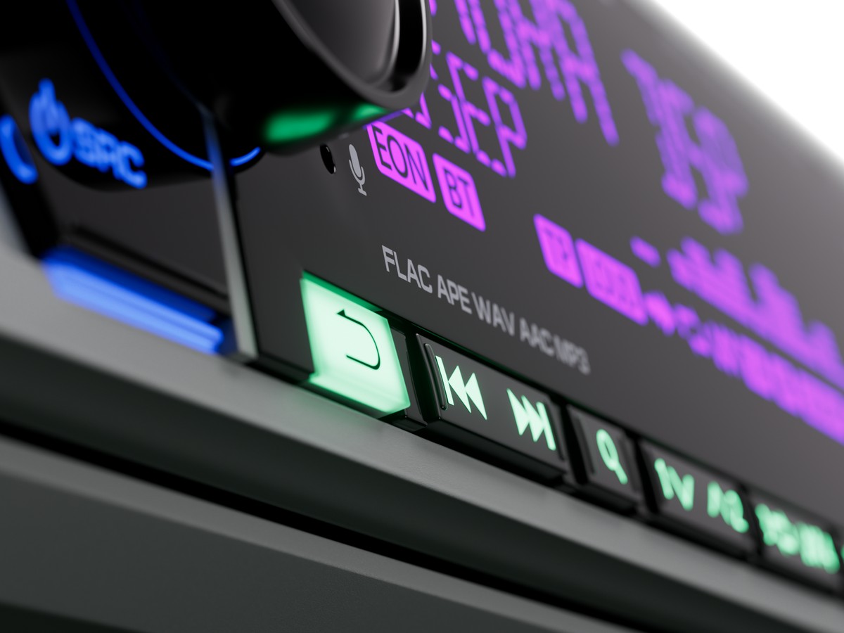1-DIN USB/SD-ресиверы (без CD) AurA INDIGO-877DSP MkII 