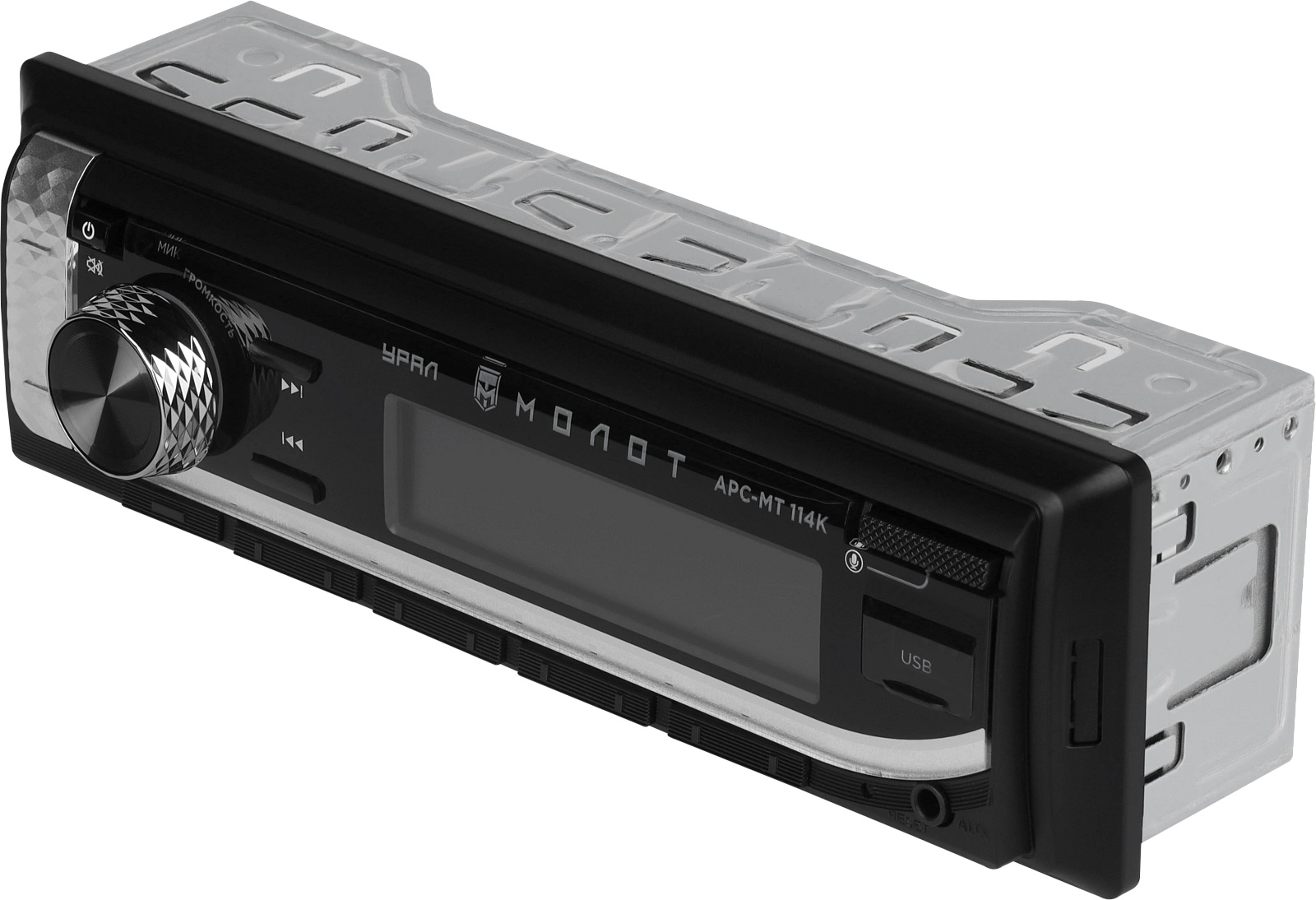 1-DIN USB/SD-ресиверы (без CD) Ural Урал МОЛОТ АРС-МТ 114К 