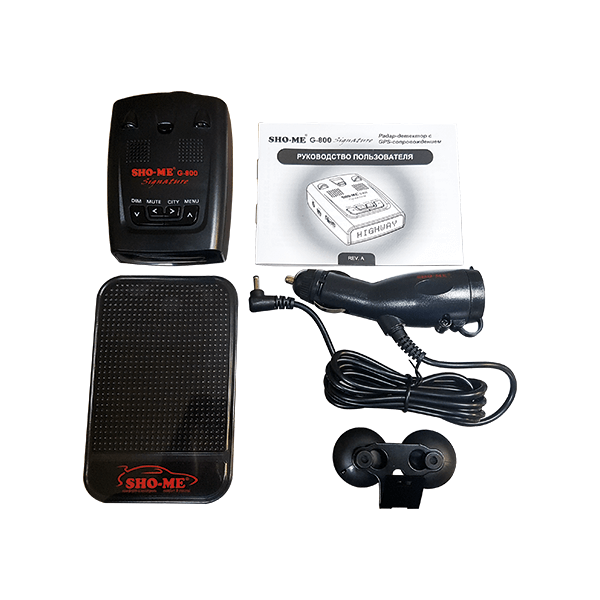Радар-детекторы с GPS Sho-Me G-800 SIGNATURE
