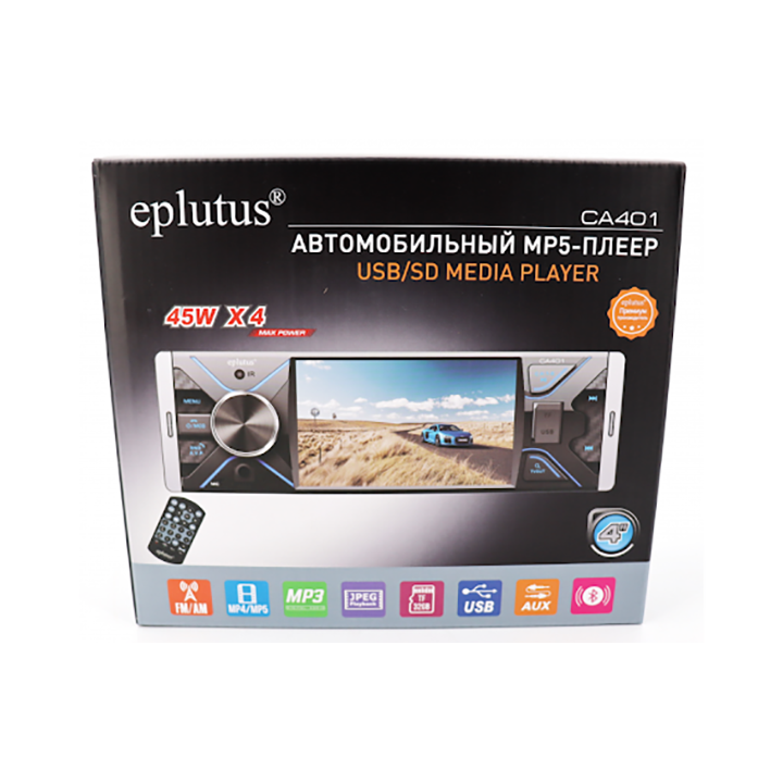 1-DIN Медиа-ресиверы со встроенным ЖК-экраном (без DVD) Eplutus CA 401 