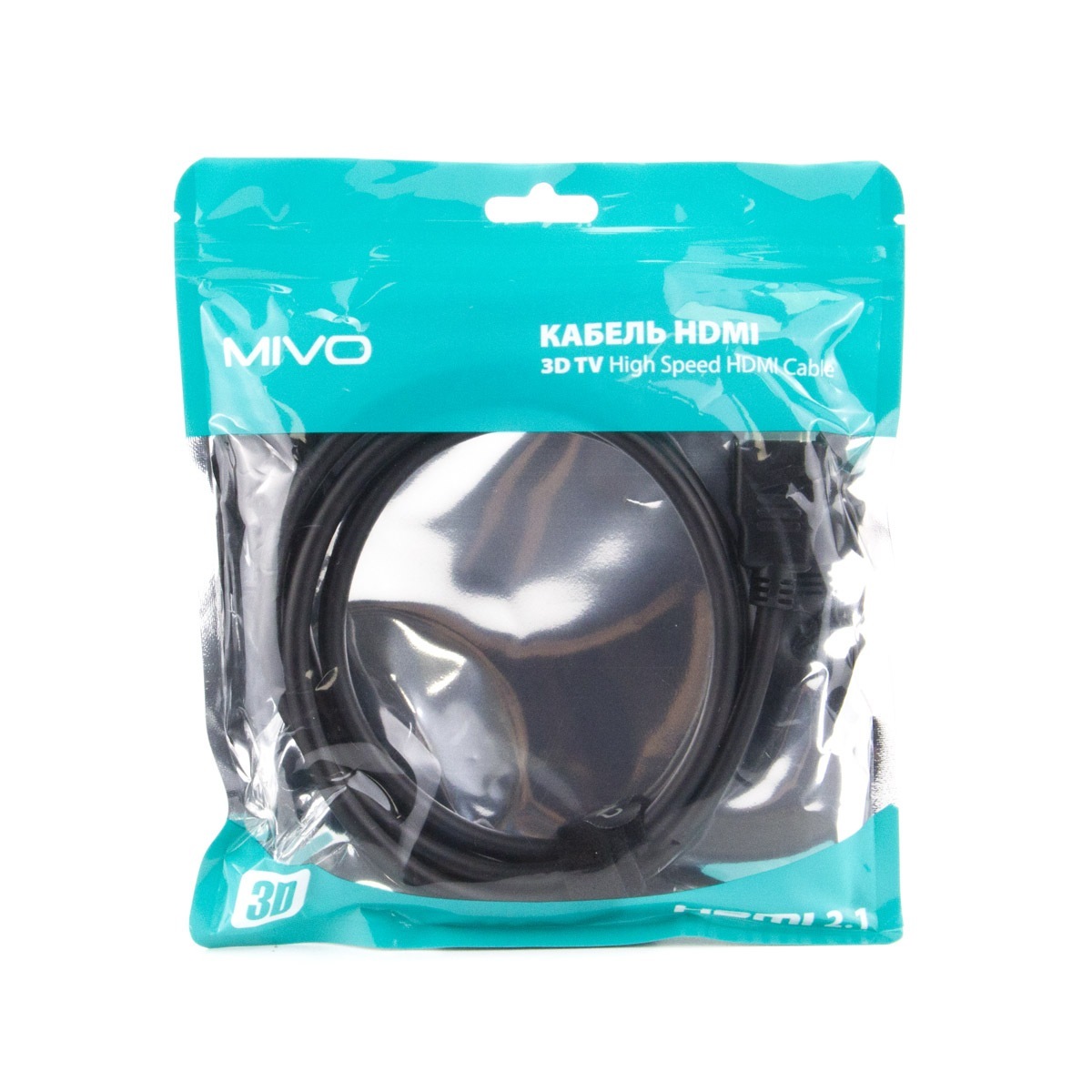 Кабели межблочные (RCA), AUX, HDMI, RCA разъёмы Mivo HDMI-4K -2M 