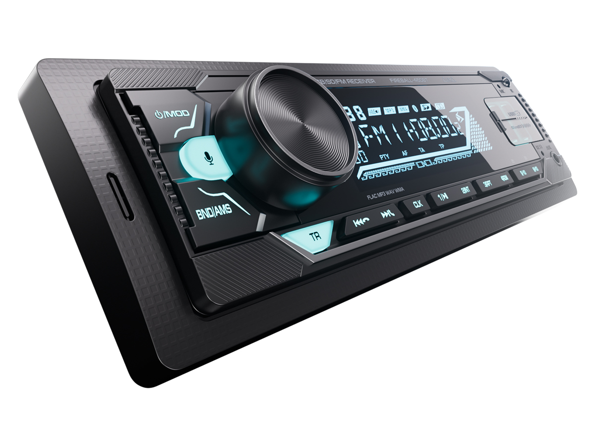 1-DIN USB/SD-ресиверы (без CD) AurA FIREBALL-450BT 