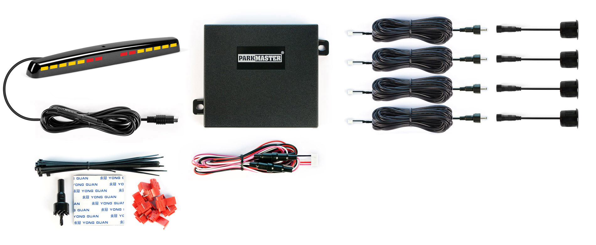 Парковочные радары Parkmaster 32-4-A-White