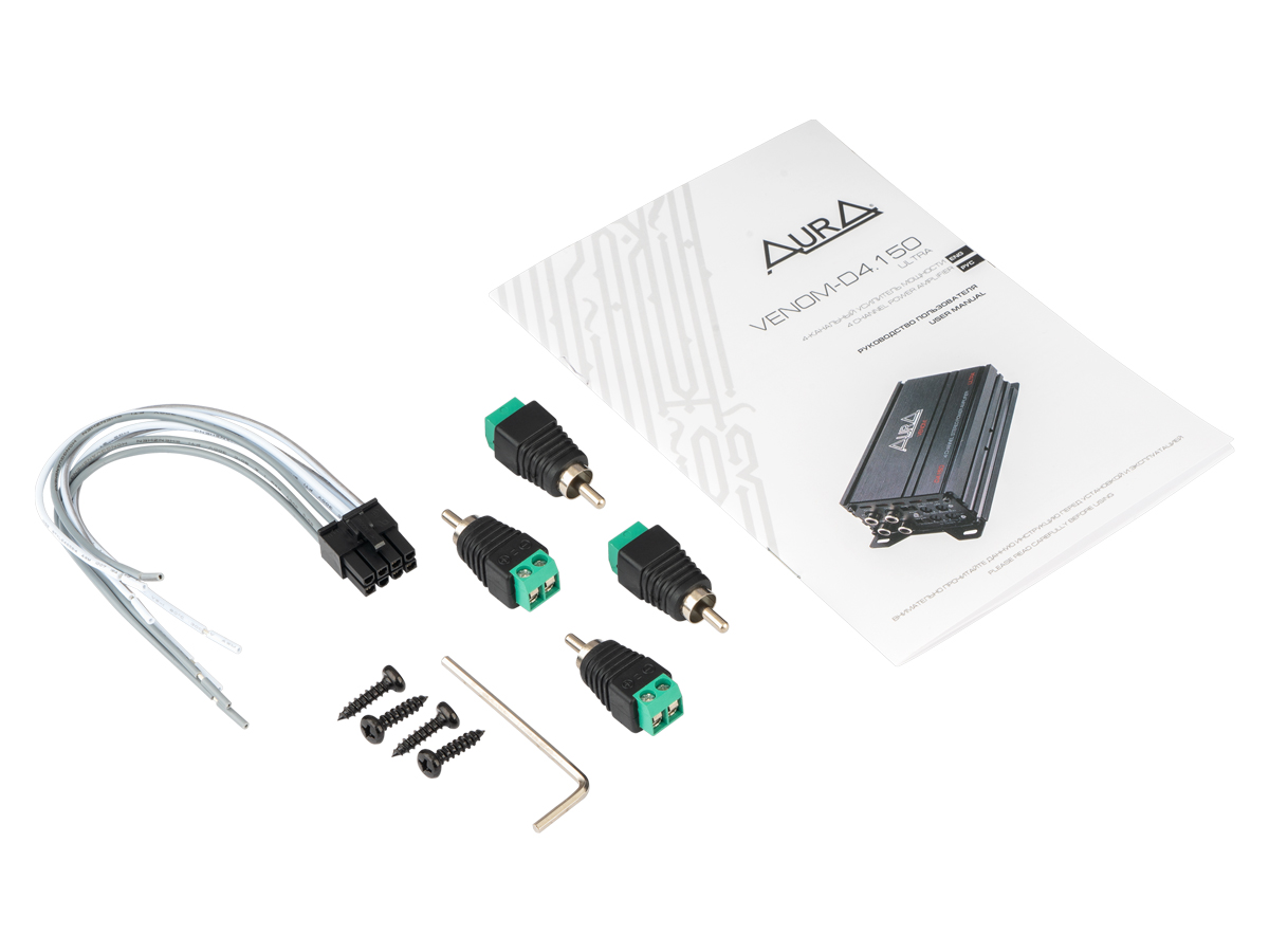 Четырёхканальные усилители AurA VENOM-D4.150 ULTRA 