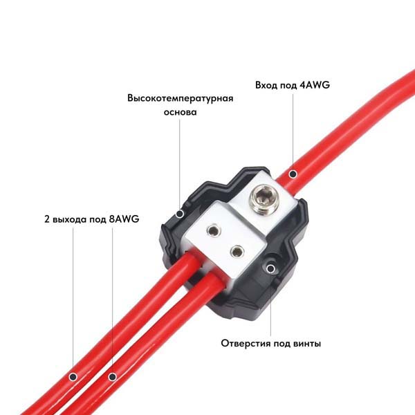 Дистрибьюторы, колбы, держатели предохранителя Recoil SDB12 