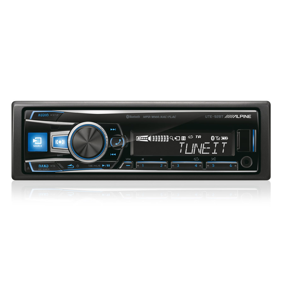 1-DIN USB/SD-ресиверы (без CD) Alpine UTE-92BT 