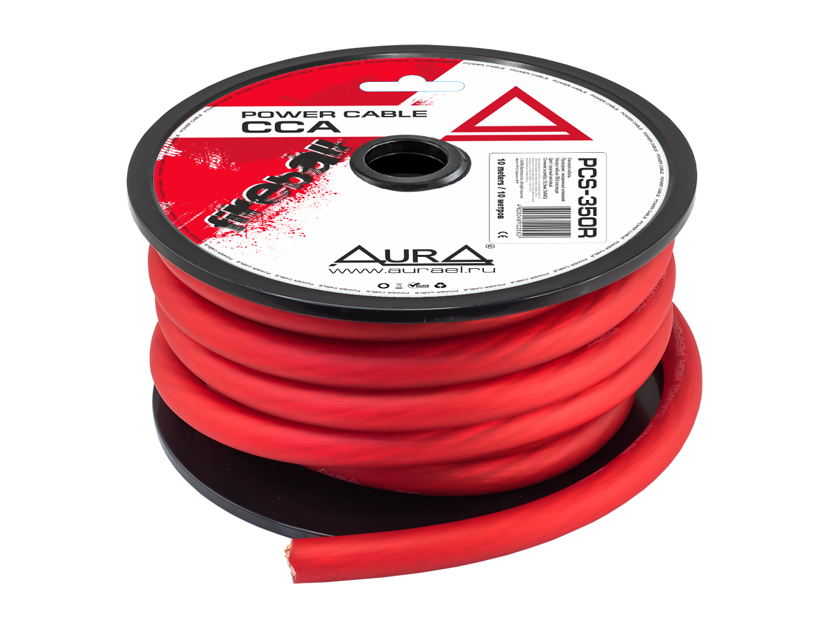 Кабели силовые, разъемы. Крепеж для кабеля. AurA PCS-350R 