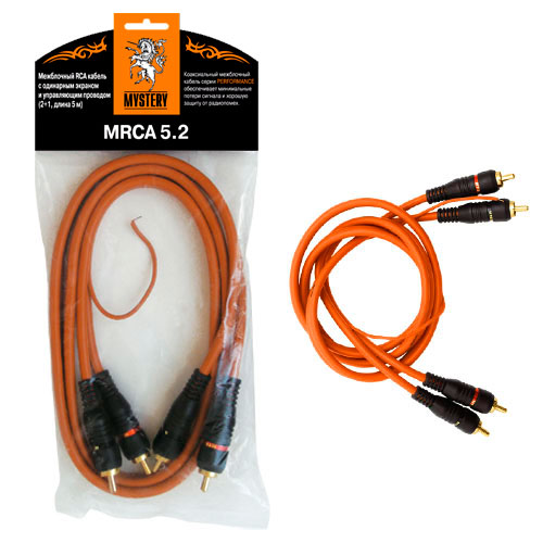 Кабели межблочные (RCA), AUX, HDMI, RCA разъёмы Mystery MRCA 5.2 