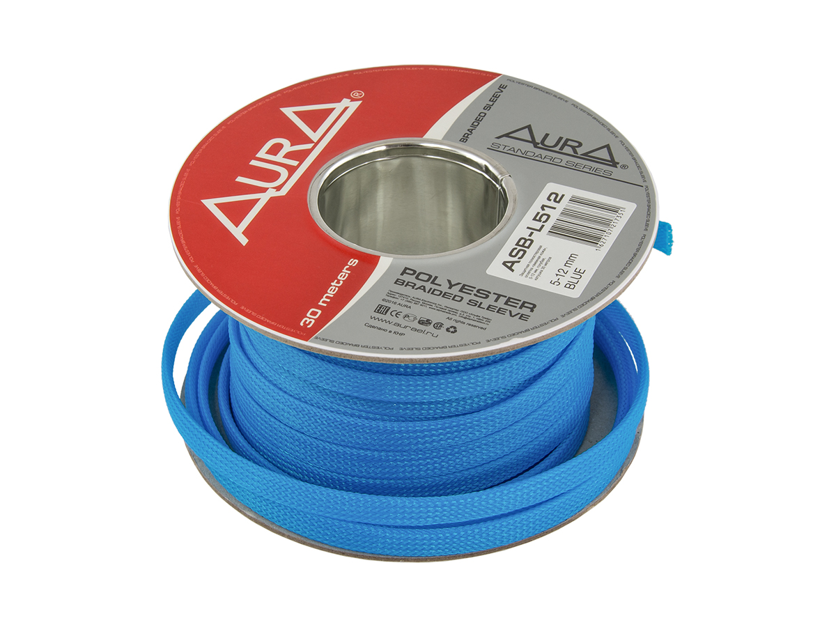 Полиэстеровый рукав (змеиная кожа) AurA ASB-512 BLUE 