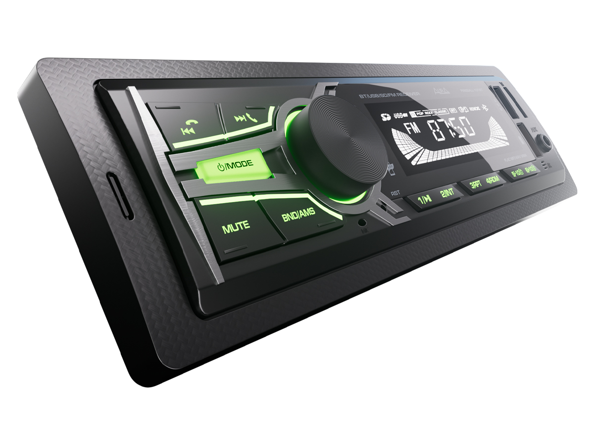 1-DIN USB/SD-ресиверы (без CD) AurA FIREBALL-101BT 
