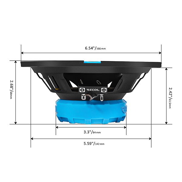 Акустика автомобильная Recoil RCX65 