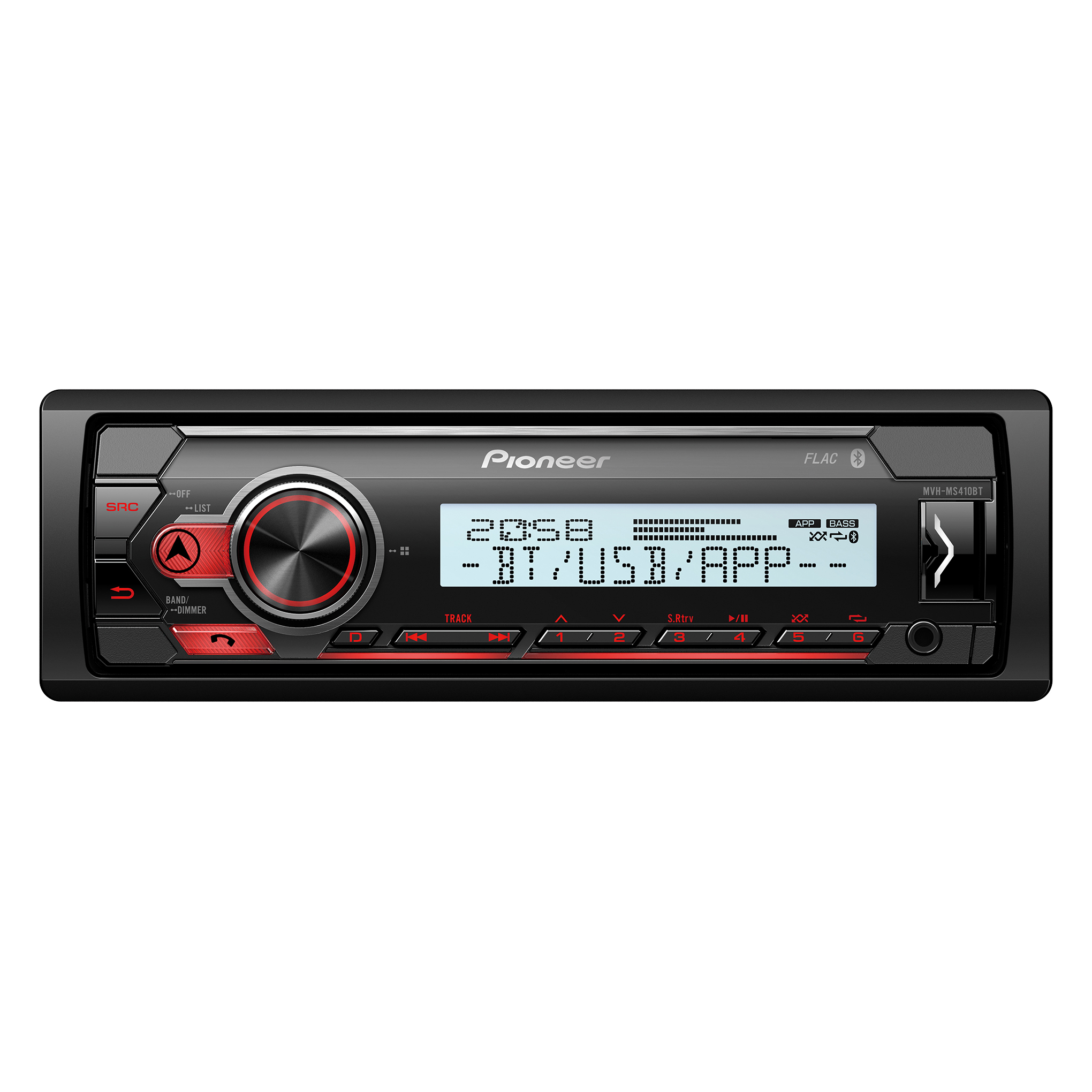 Головные устройства и пульты ДУ Pioneer MVH-MS410BT 