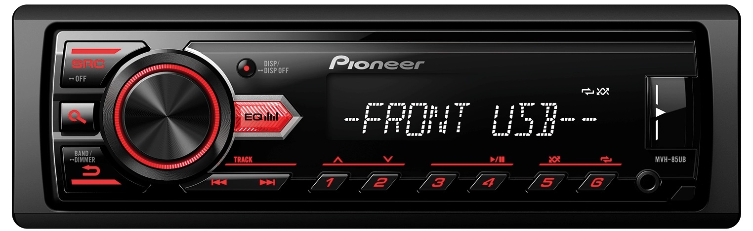 1-DIN USB/SD-ресиверы (без CD) Pioneer MVH-85UB 