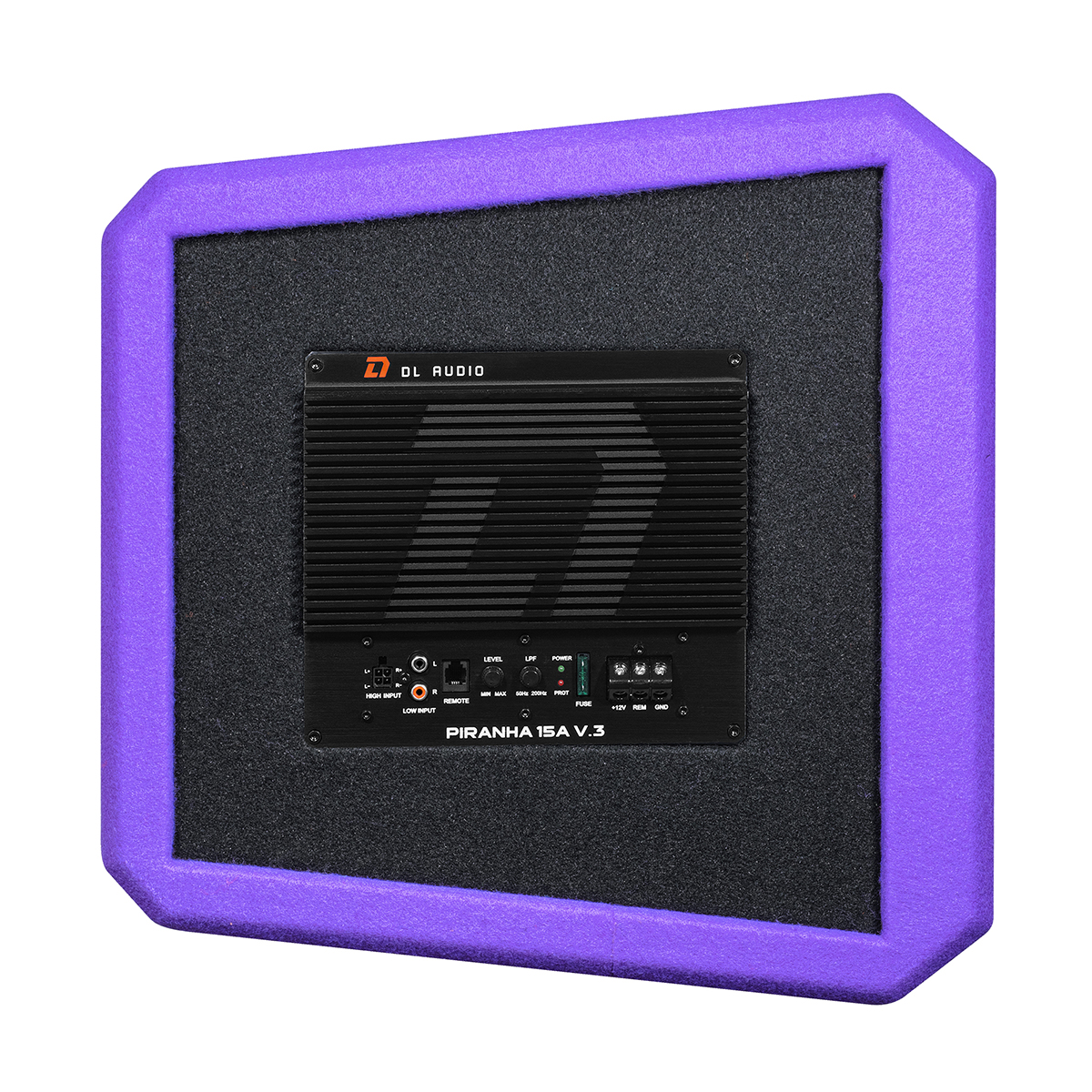 Cабвуферы корпусные активные DL Audio Piranha 15A V3 Purple 
