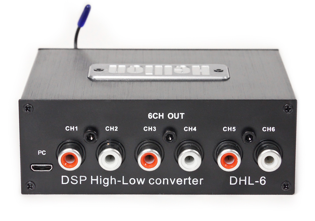 Интерфейсы для подключения усилителей Hellion DHL6 