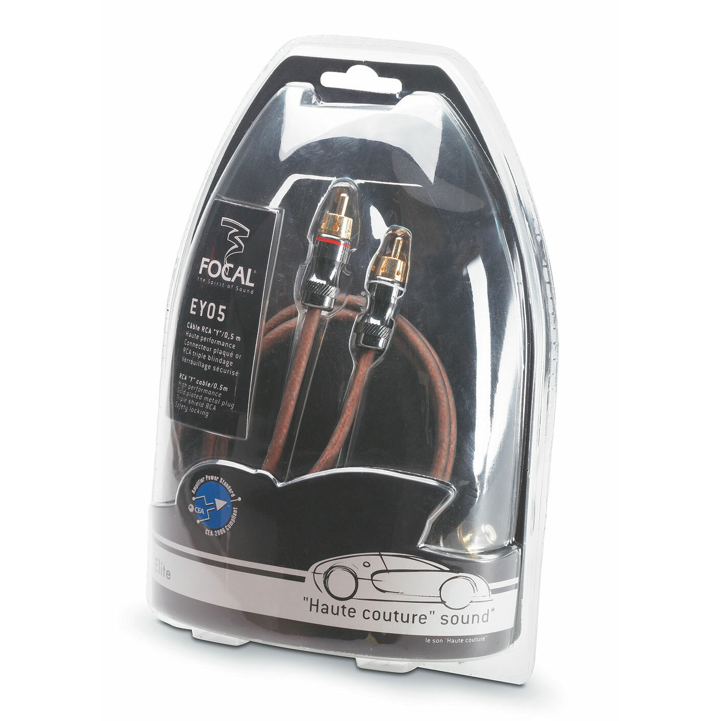 Кабели межблочные (RCA), AUX, HDMI, RCA разъёмы Focal RCA EY05 