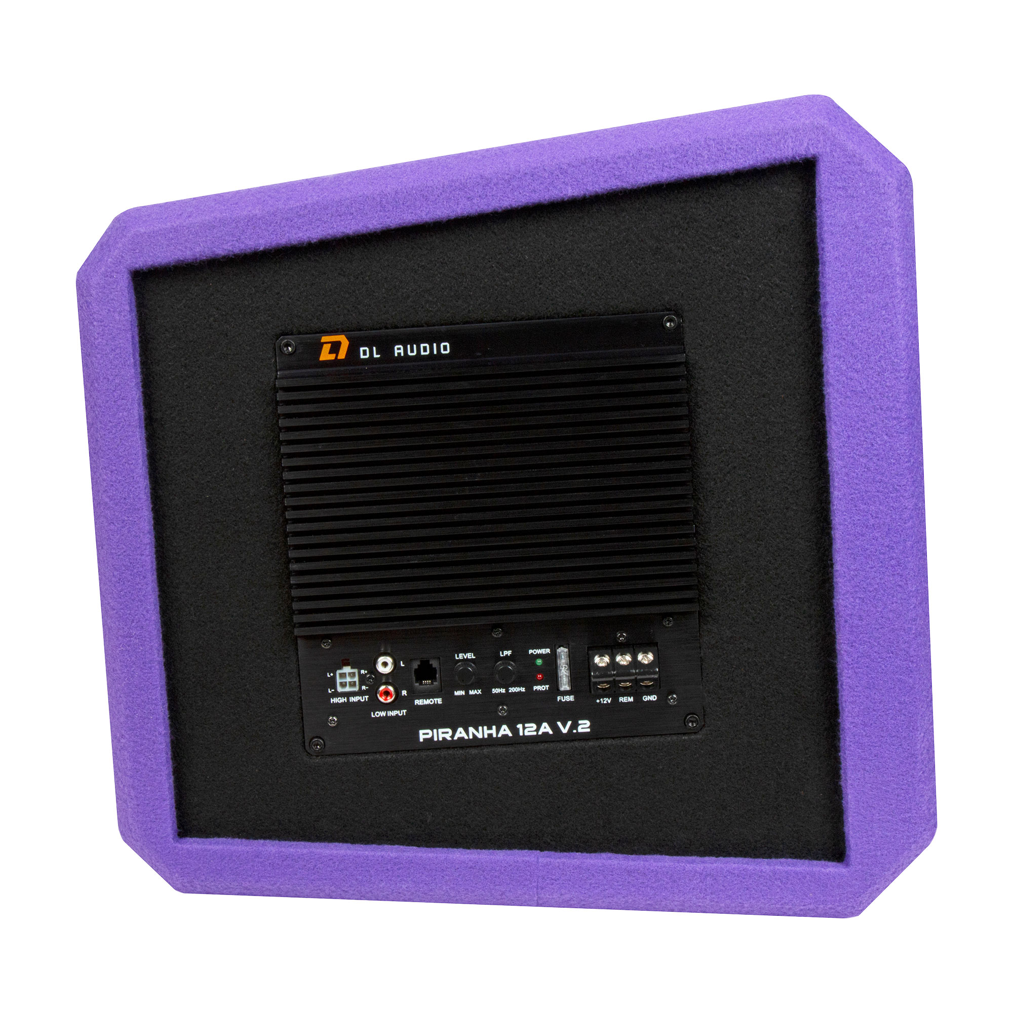 Cабвуферы корпусные активные DL Audio Piranha 12A V2 Purple 