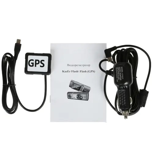 Видеорегистраторы с 2 камерами и более, спортивные камеры: KazEr FLASH DUAL (triple) GPS