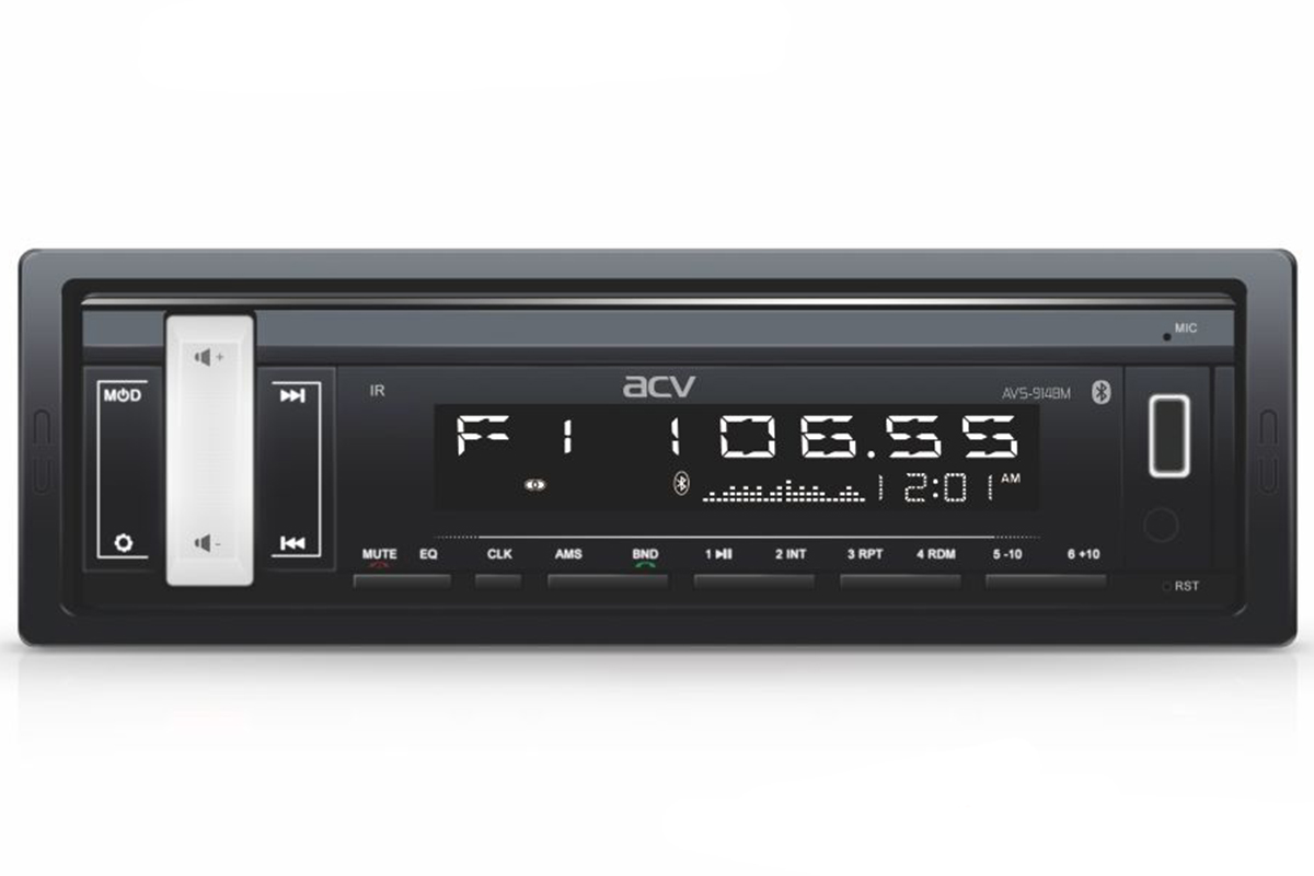 1-DIN USB/SD-ресиверы (без CD) ACV AVS-914BM 