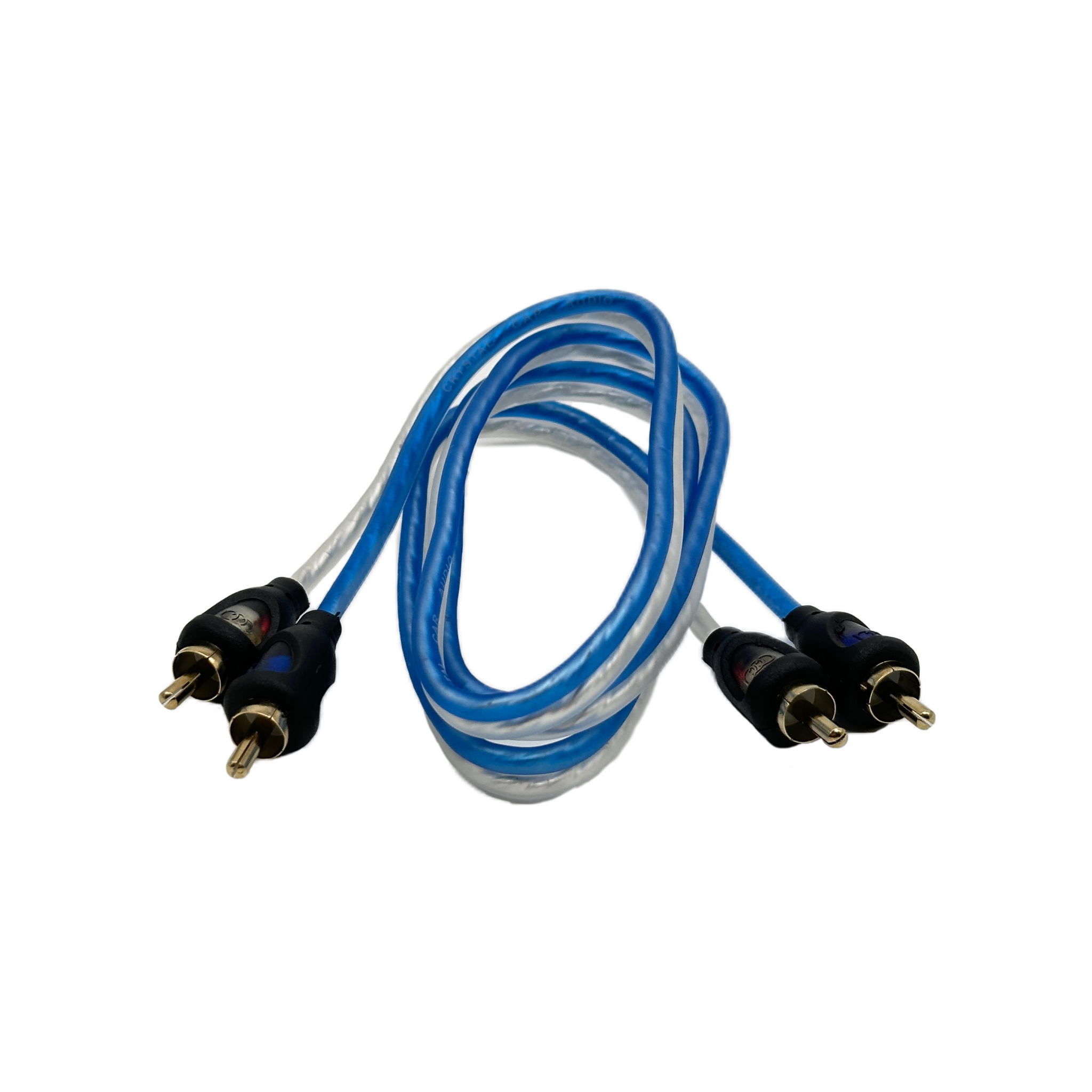 Кабели межблочные (RCA), AUX, HDMI, RCA разъёмы Crystal Car Audio BASE 2RCA-1 