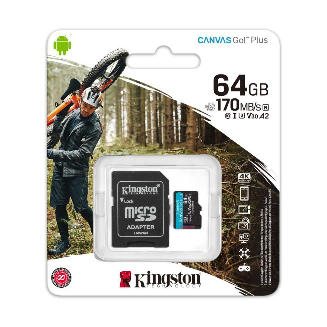 Карты памяти SD Kingston MicroSD 64Gb (без SD adapter )