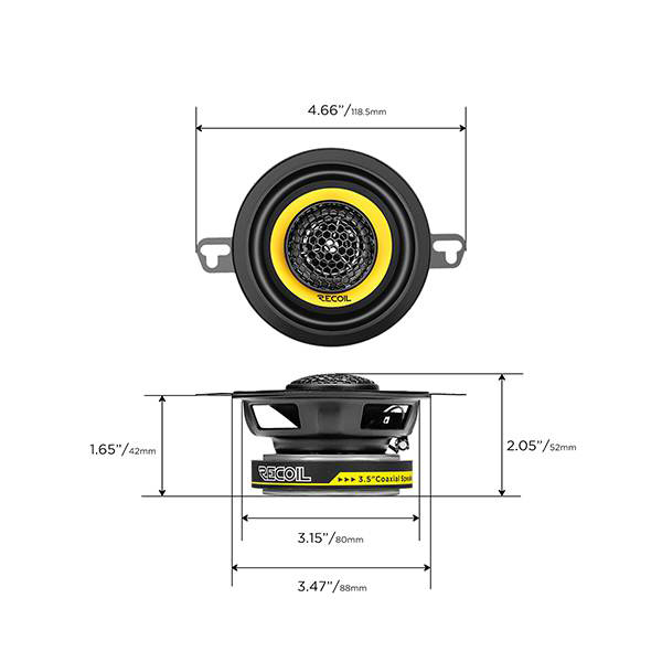 Акустика автомобильная Recoil RLX352 