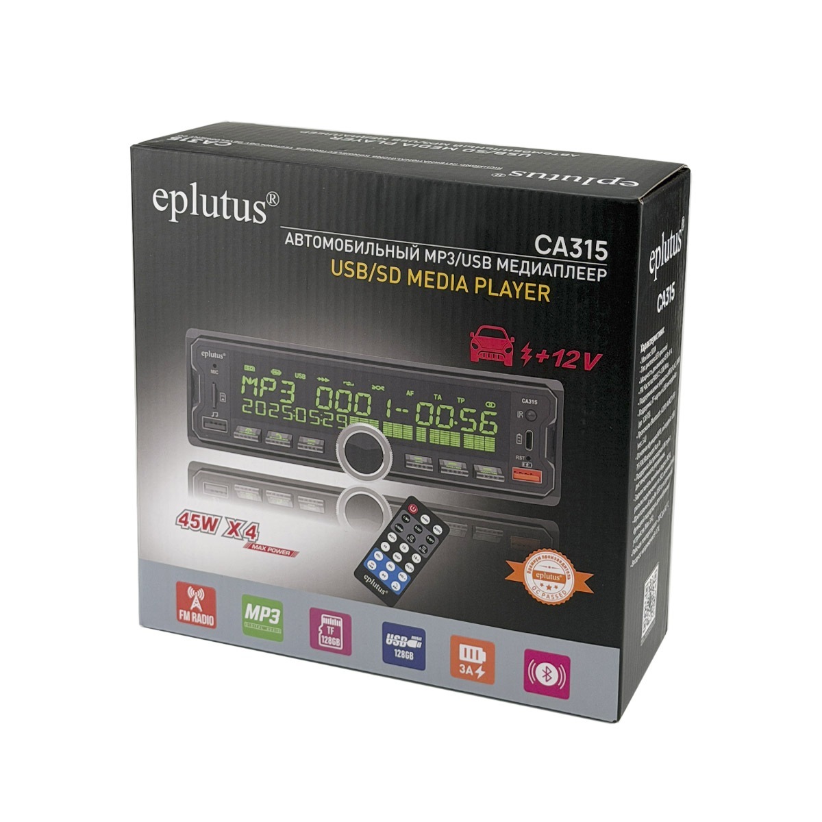 1-DIN USB/SD-ресиверы (без CD) Eplutus CA315 