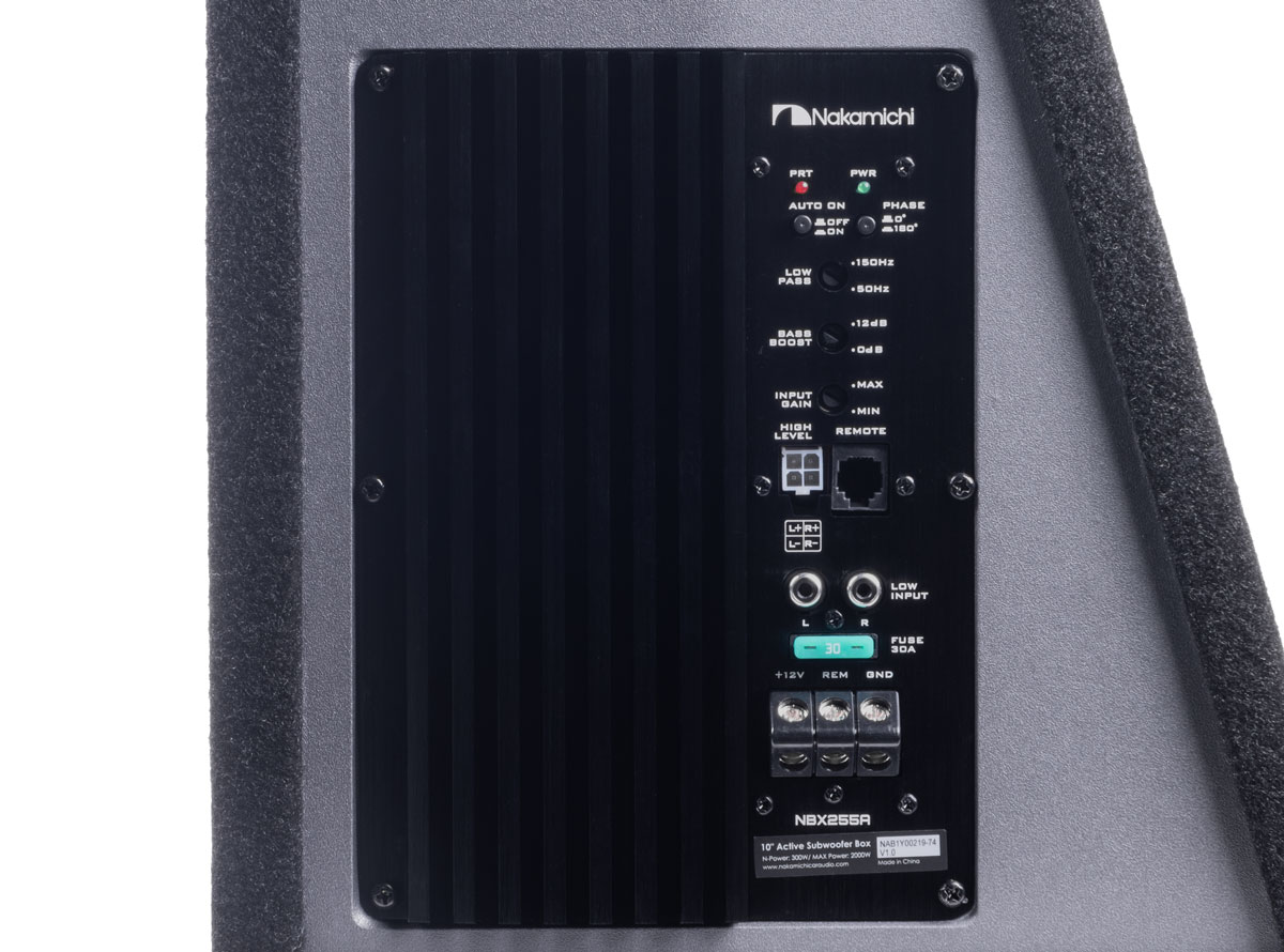 Cабвуферы корпусные активные Nakamichi NBX255A 