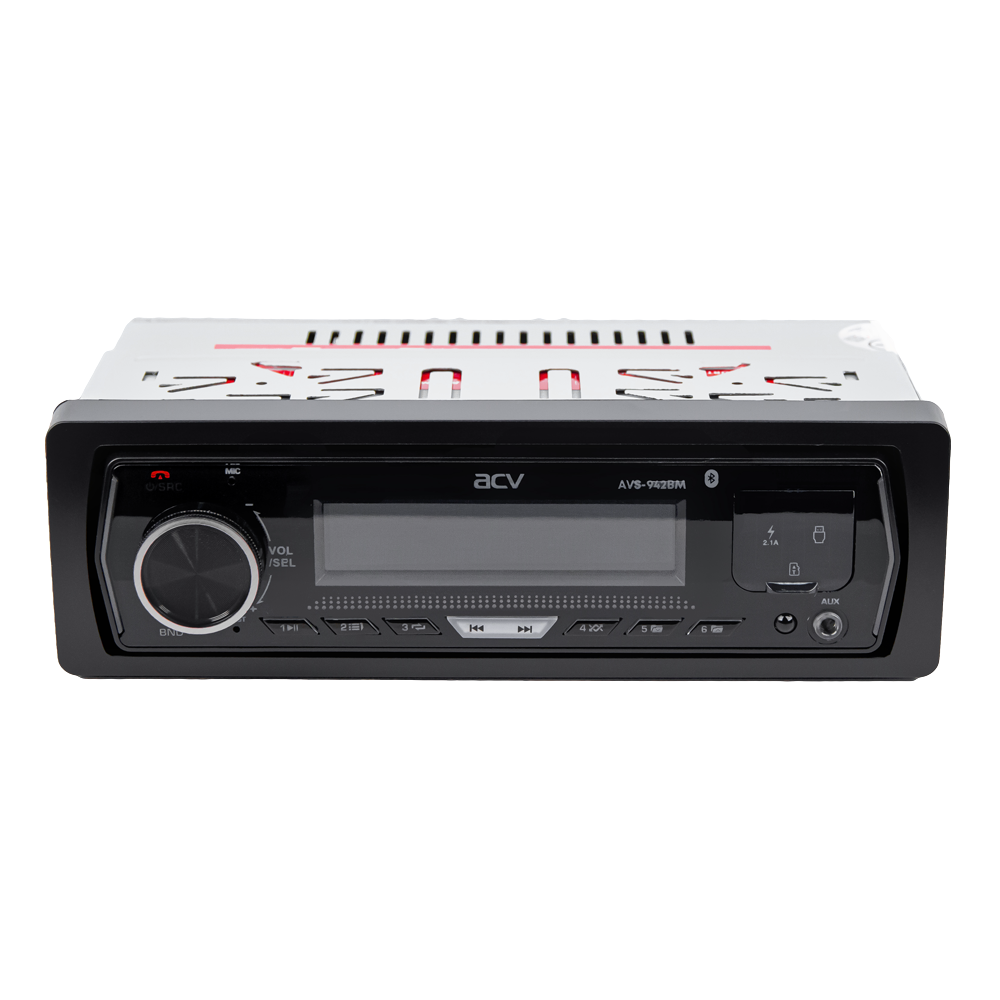 1-DIN USB/SD-ресиверы (без CD) ACV AVS-942BM 