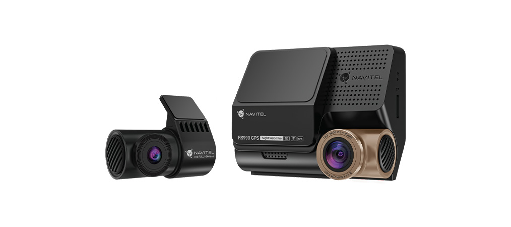 Видеорегистраторы с 2 камерами и более, спортивные камеры: NAVITEL RS990 GPS 4K