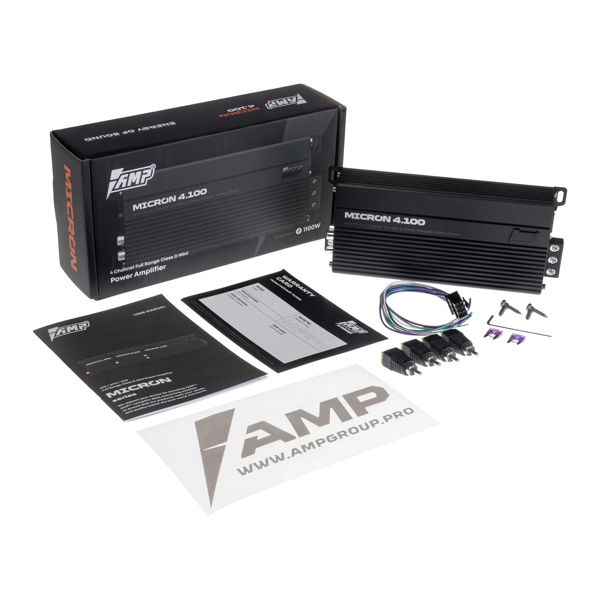 Четырёхканальные усилители AMP MICRON 4.100 