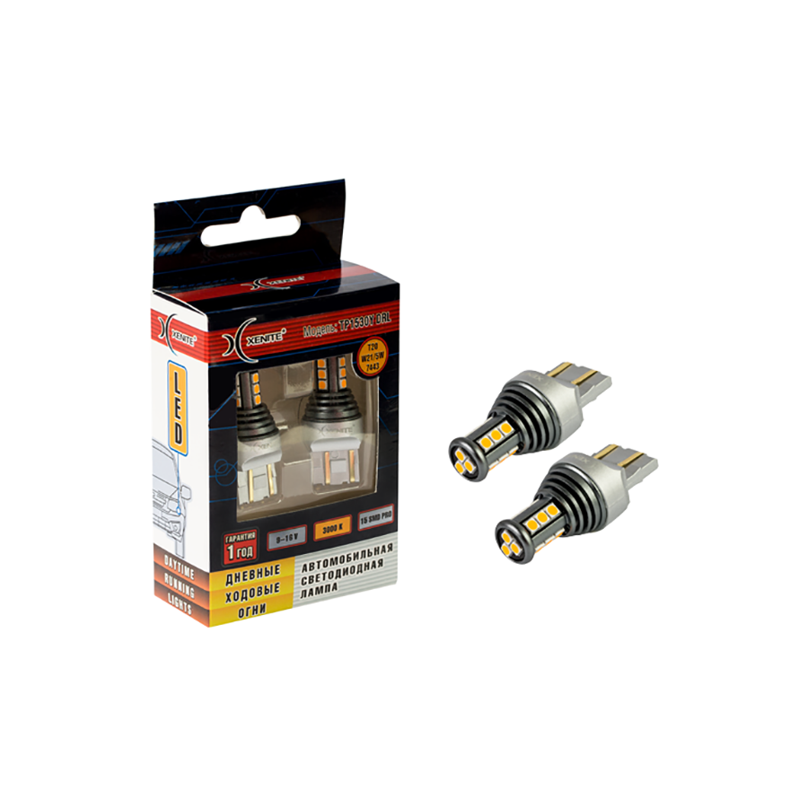 XENITE T20 W21/5W TP1530Y DRL