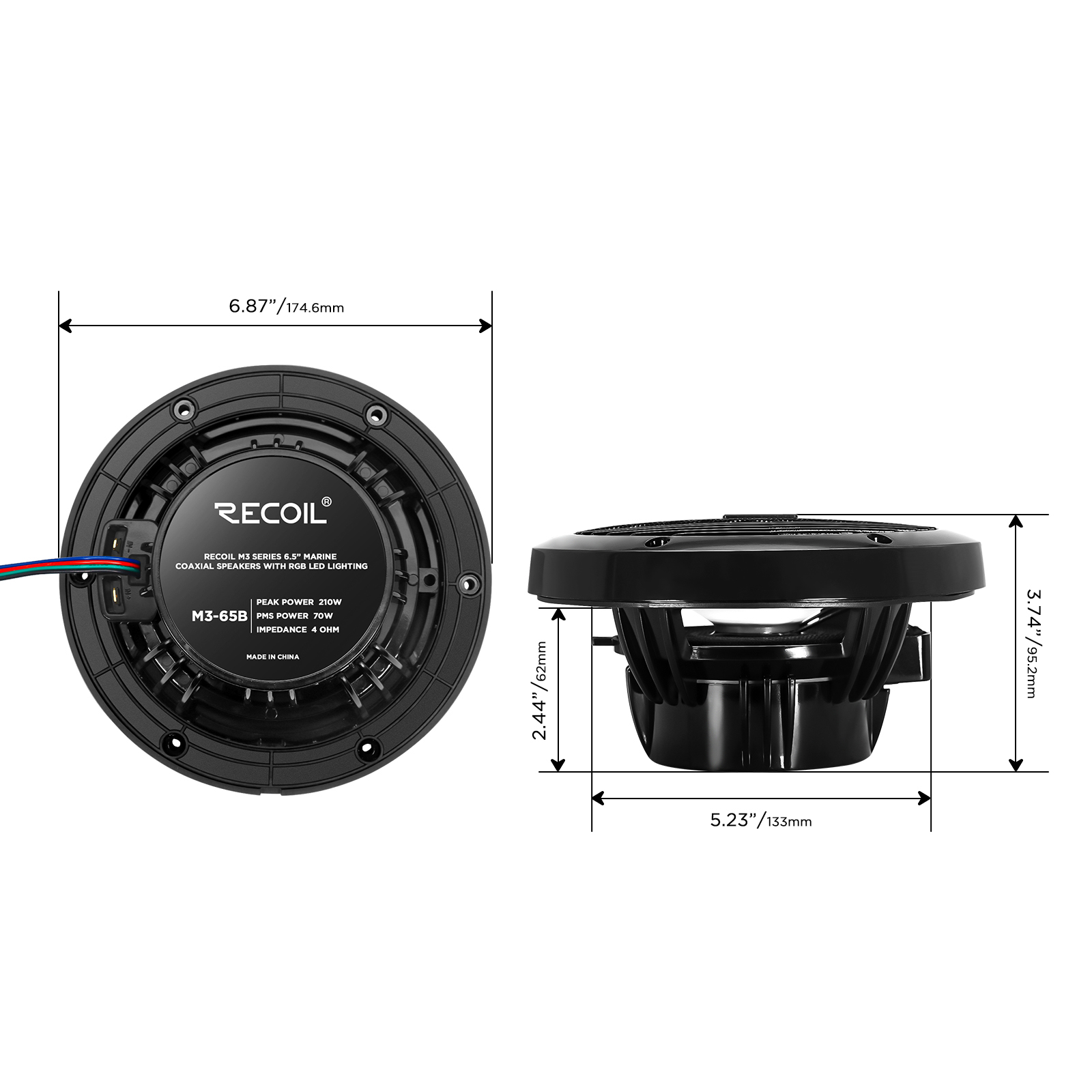 Морская акустика Recoil M3-65B 