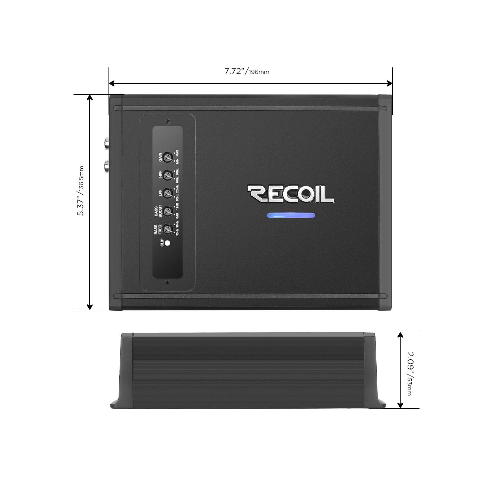 Одноканальные усилители Recoil DII1000.1 