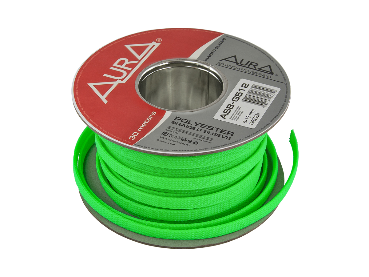Полиэстеровый рукав (змеиная кожа) AurA ASB-512 GREEN 